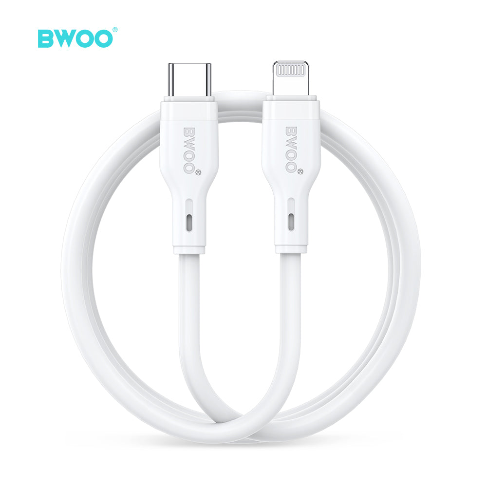 BWOO 27W Type-C to Lightning PVC Cable 1m