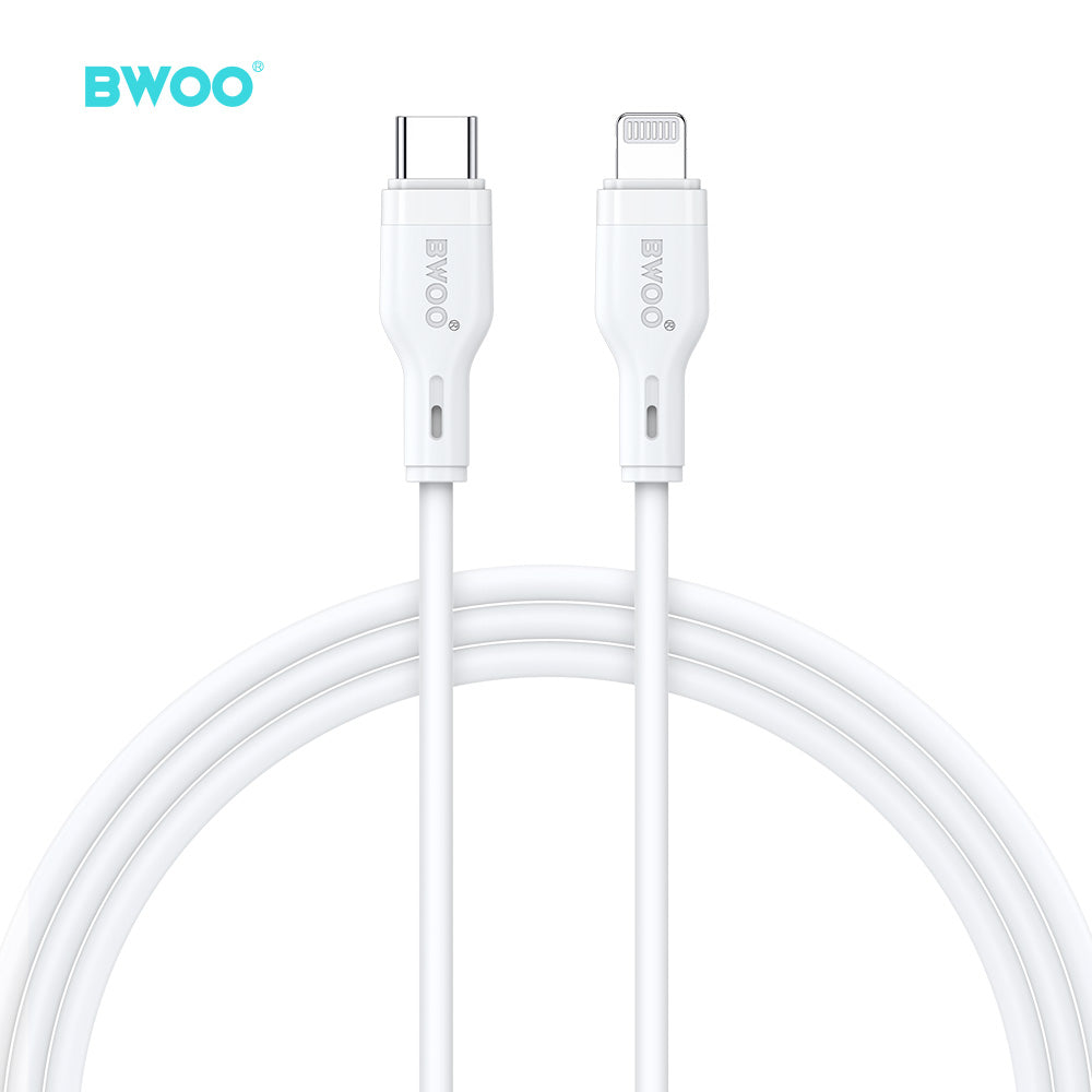 BWOO 27W Type-C to Lightning PVC Cable 1m