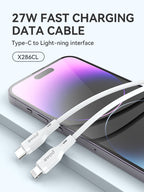 BWOO 27W Type-C to Lightning PVC Cable 1m