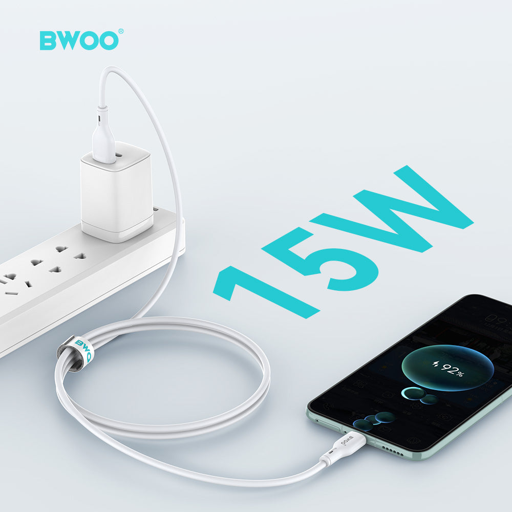 BWOO USB-A to Type-C PVC Cable 1m