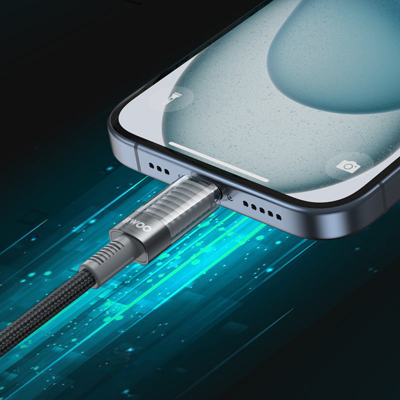 BWOO 60W 16-Spindle Braided Type-C to Type-C Cable 1m