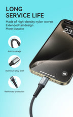 BWOO 60W Type-C to Type-C Braided Cable 1m