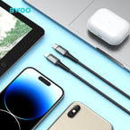 BWOO 27W Type-C to Lightning Braided Cable 1m