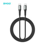 BWOO 65W Type-C to Type-C Braided Cable 2m