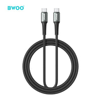 BWOO 65W Type-C to Type-C Braided Cable 2m