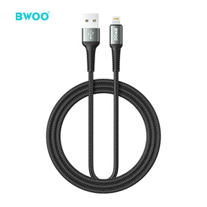 BWOO USB-A to Lightning Braided Cable 1m