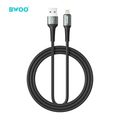 BWOO USB-A to Lightning Braided Cable 1m