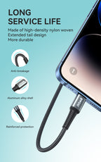 BWOO USB-A to Lightning Braided Cable 1m