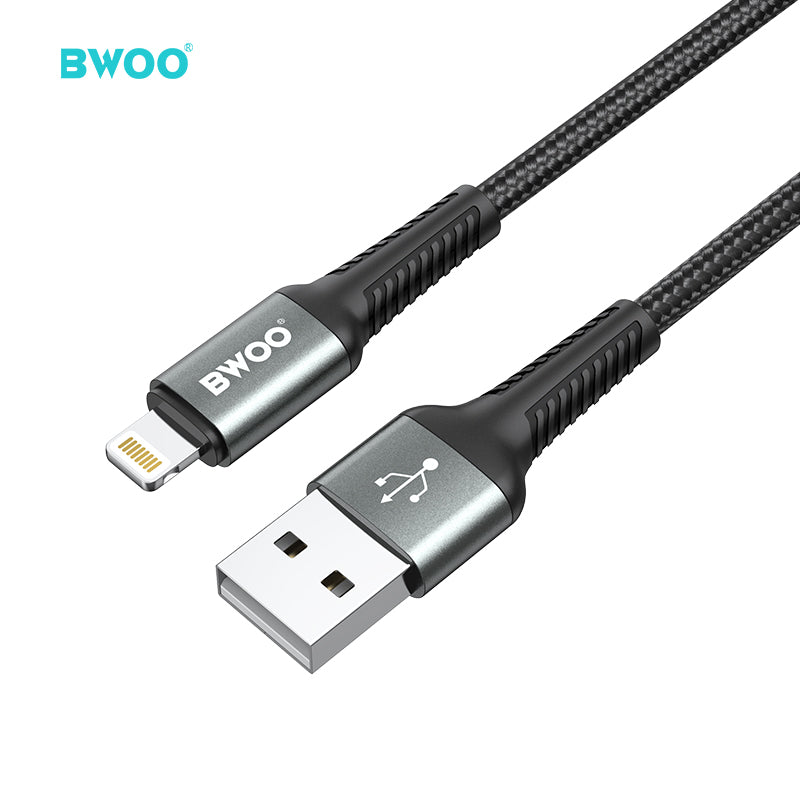 BWOO USB-A to Lightning Braided Cable 1m