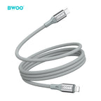 BWOO 27W Type-C to Lightning Nylon Braided Cable 1m