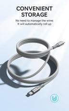 BWOO 27W Type-C to Lightning Nylon Braided Cable 1m