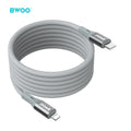 BWOO 27W Type-C to Lightning Nylon Braided Cable 1m