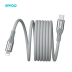 BWOO 27W Type-C to Lightning Nylon Braided Cable 1m