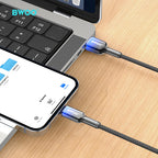 BWOO 15W USB-A to Lightning Nylon Braided Cable 1m