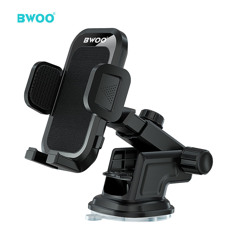 BWOO Aluminum Dashboard Phone Holder