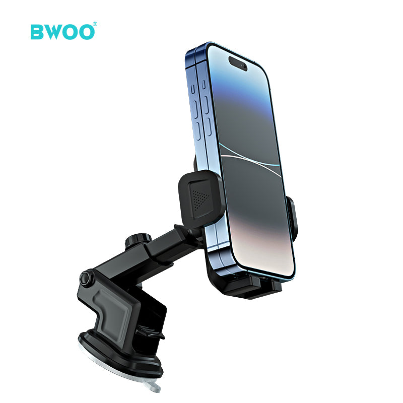 BWOO Aluminum Dashboard Phone Holder