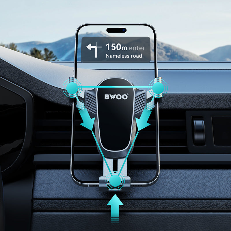 BWOO Gravity Air Vent Phone Holder