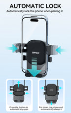 BWOO Gravity Lock Air Vent Phone Holder