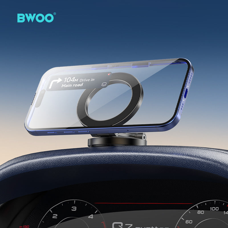 BWOO Zinc Alloy Magnetic Folding Phone Stand