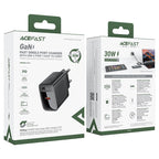 ACEFAST Fast Charge Wall Charger A102 PD30W GaN (1xUSB-C) EU