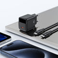 ACEFAST Fast Charge Wall Charger A113 PD20W GaN (1xUSB-C) EU with Сable set /USB-C to USB-C