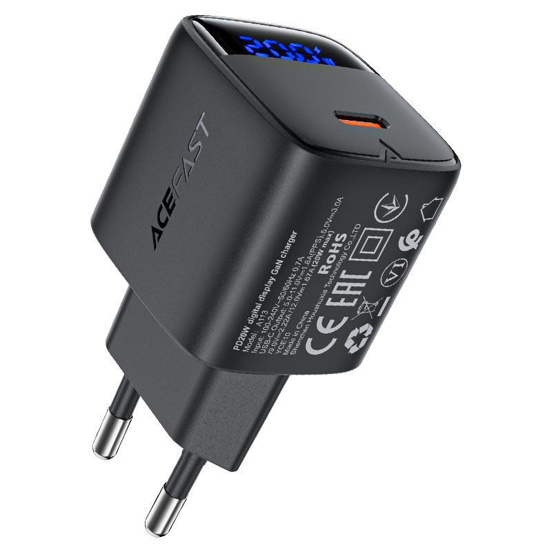 ACEFAST Fast Charge Wall Charger A113 PD20W GaN (1xUSB-C) EU