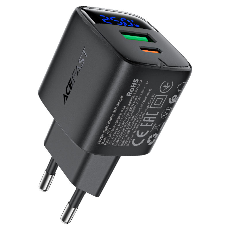 ACEFAST Fast Charge Wall Charger A115 PD30W GaN (1xUSB-C) EU