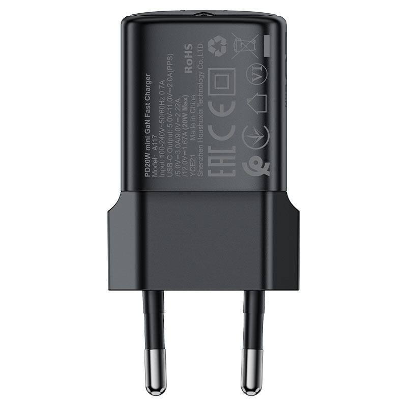 ACEFAST Fast Charge Wall Charger A117 PD20W GaN (1xUSB-C) EU