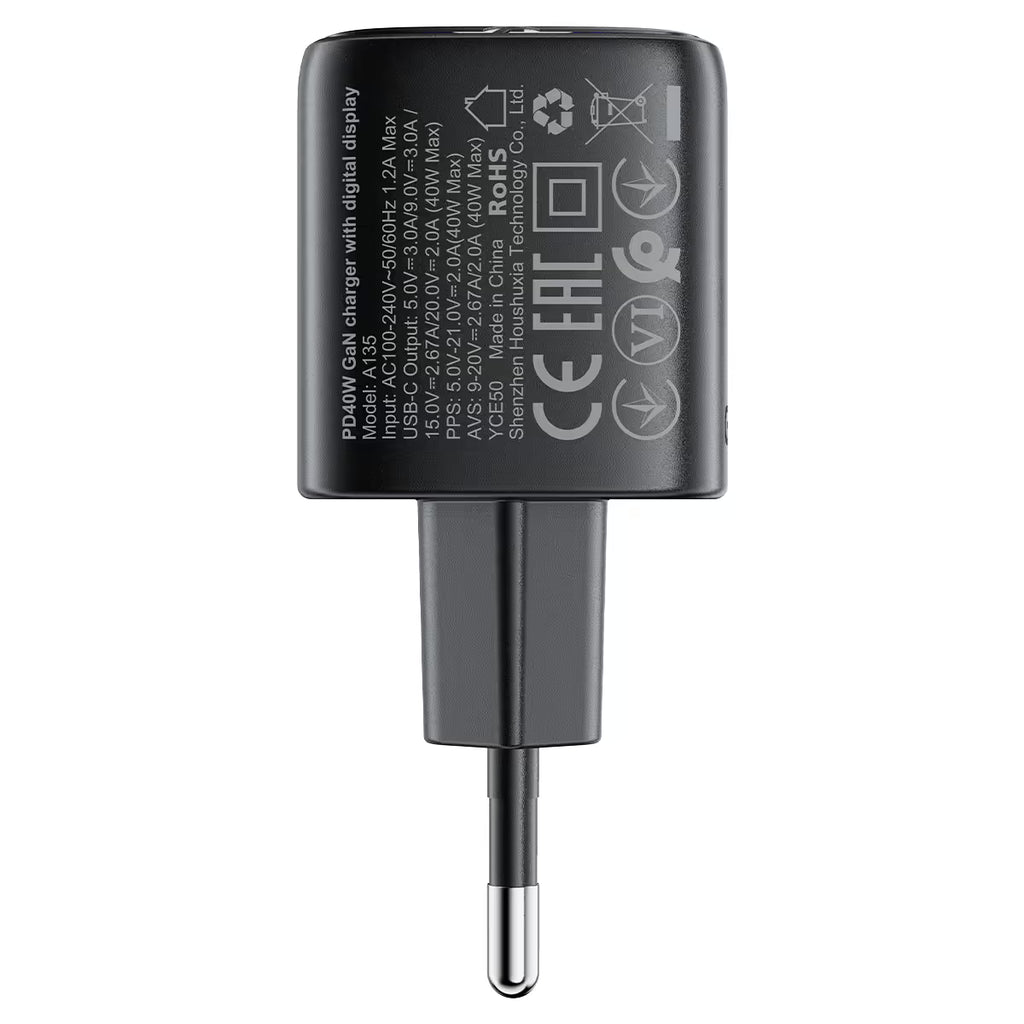 ACEFAST Fast Charge Wall Charger A135 PD40W GaN (1xUSB-C) EU