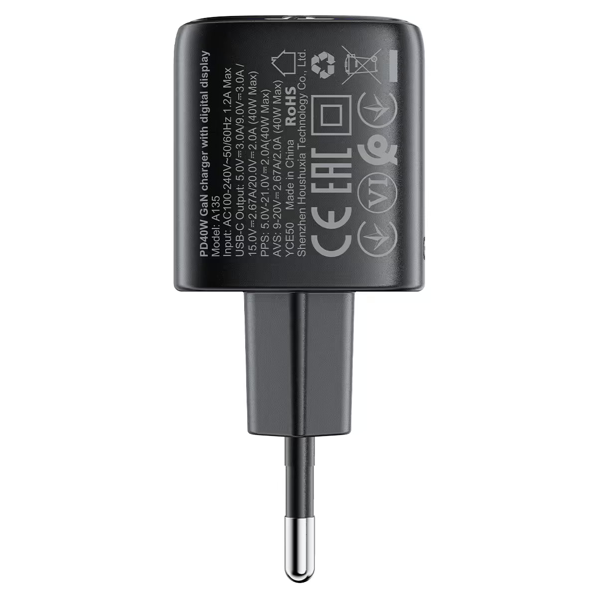 ACEFAST Fast Charge Wall Charger A135 PD40W GaN (1xUSB-C) EU