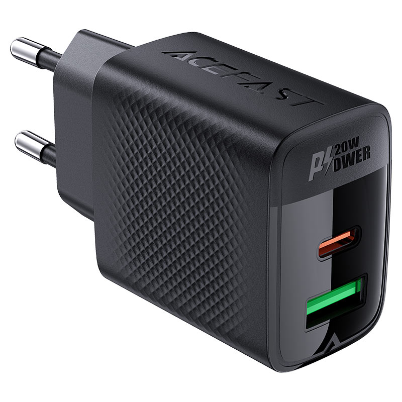 ACEFAST Fast Charge Wall Charger A78 PD20W GaN (1xUSB-C + 1xUSB-A) EU