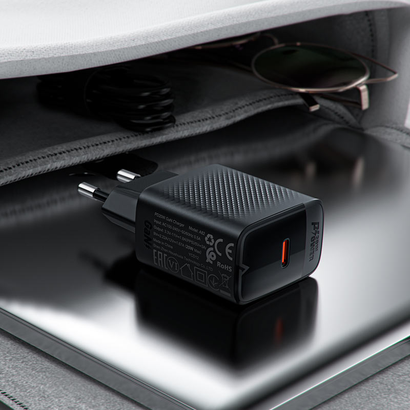 ACEFAST Fast Charge Wall Charger A82 PD20W GaN (1xUSB-C) EU