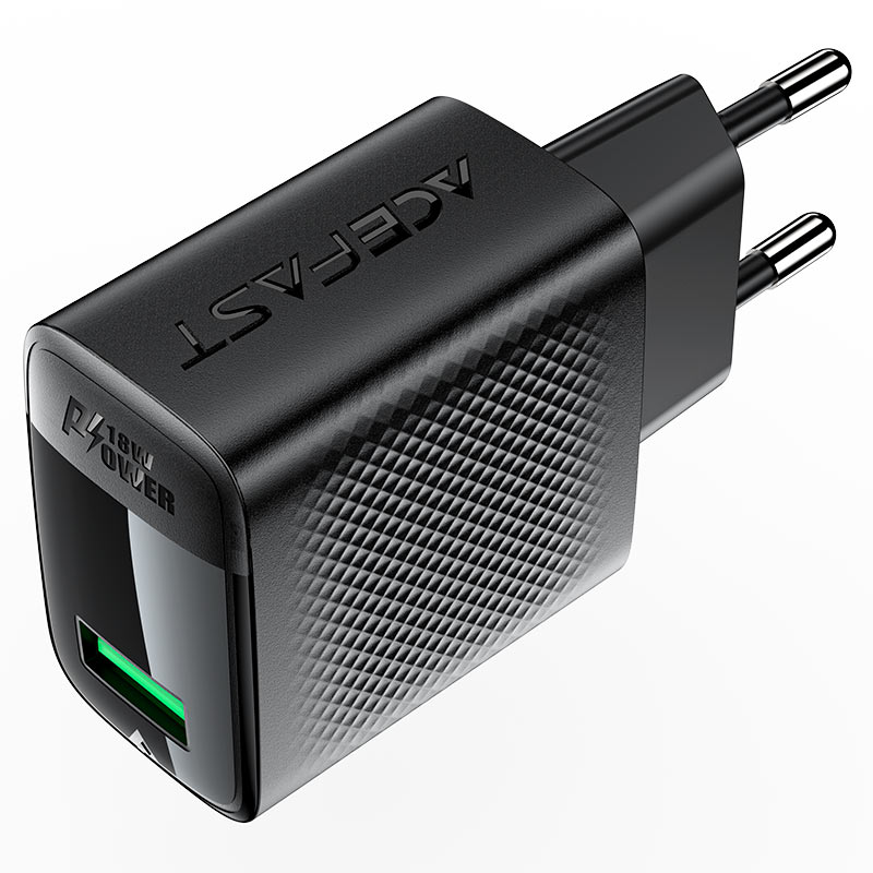 ACEFAST Fast Charge Wall Charger A90 QC18W GaN (1xUSB-A) EU