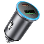 ACEFAST Fast Charge Car Charger B15 65W (1xUSB-C + 1xUSB-A)