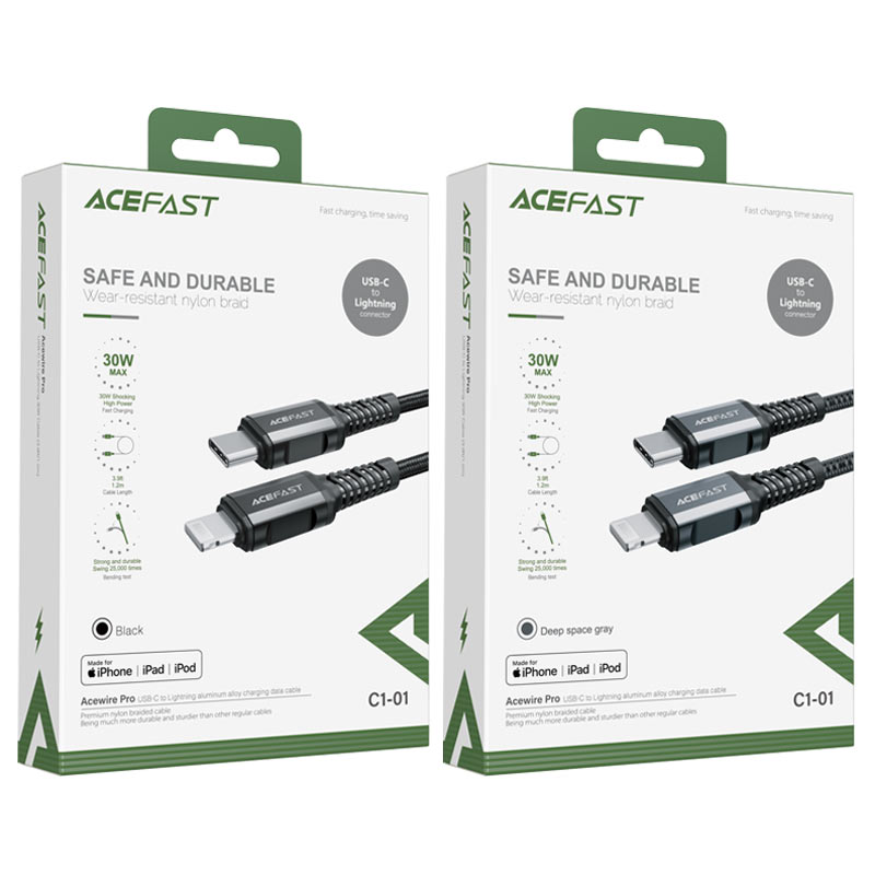 ACEFAST Charging data cable C1-01 USB-C to Lightning