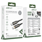 ACEFAST Charging Data Cable C23-03 USB-C to USB-C 60W