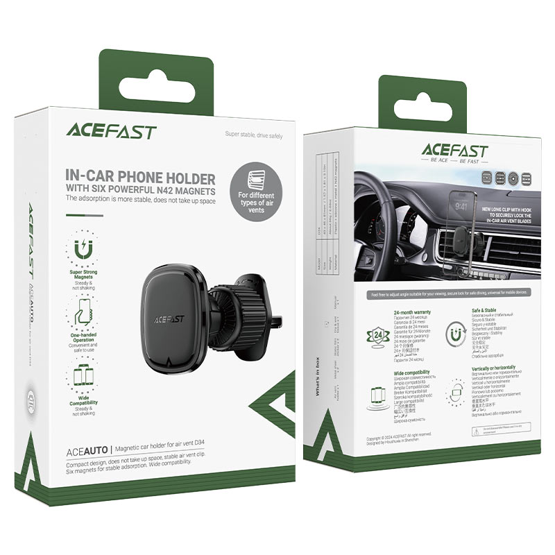 ACEFAST Car Mount Magnetic Holder D34