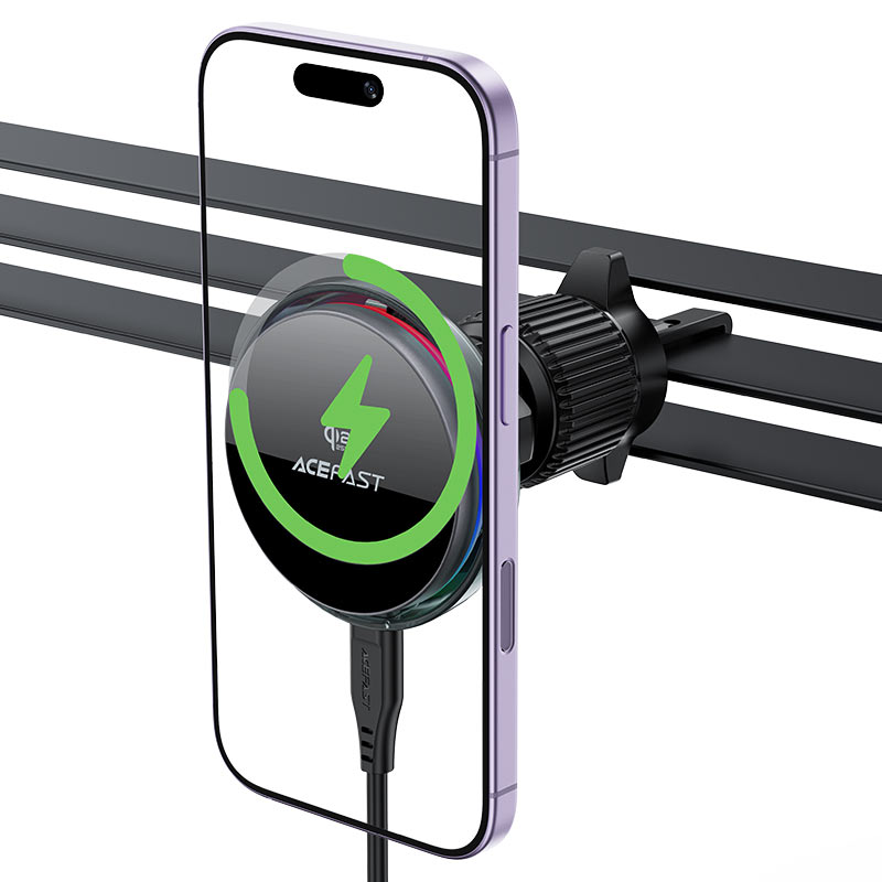 ACEFAST Fast Qi2 Wireless Charger Magnetic Car Holder D61