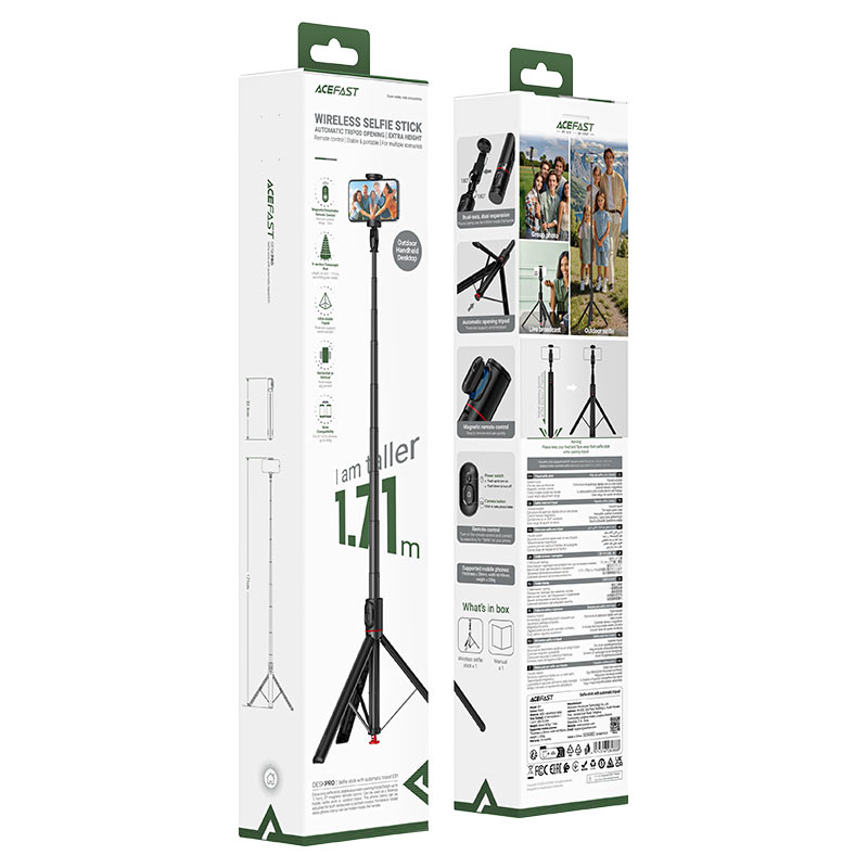 ACEFAST Selfie Stick Automatic Tripod E31