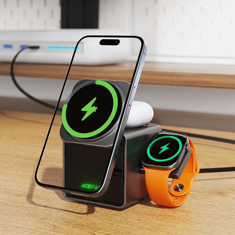 ACEFAST Fast Wireless Charger Desktop Holder E34