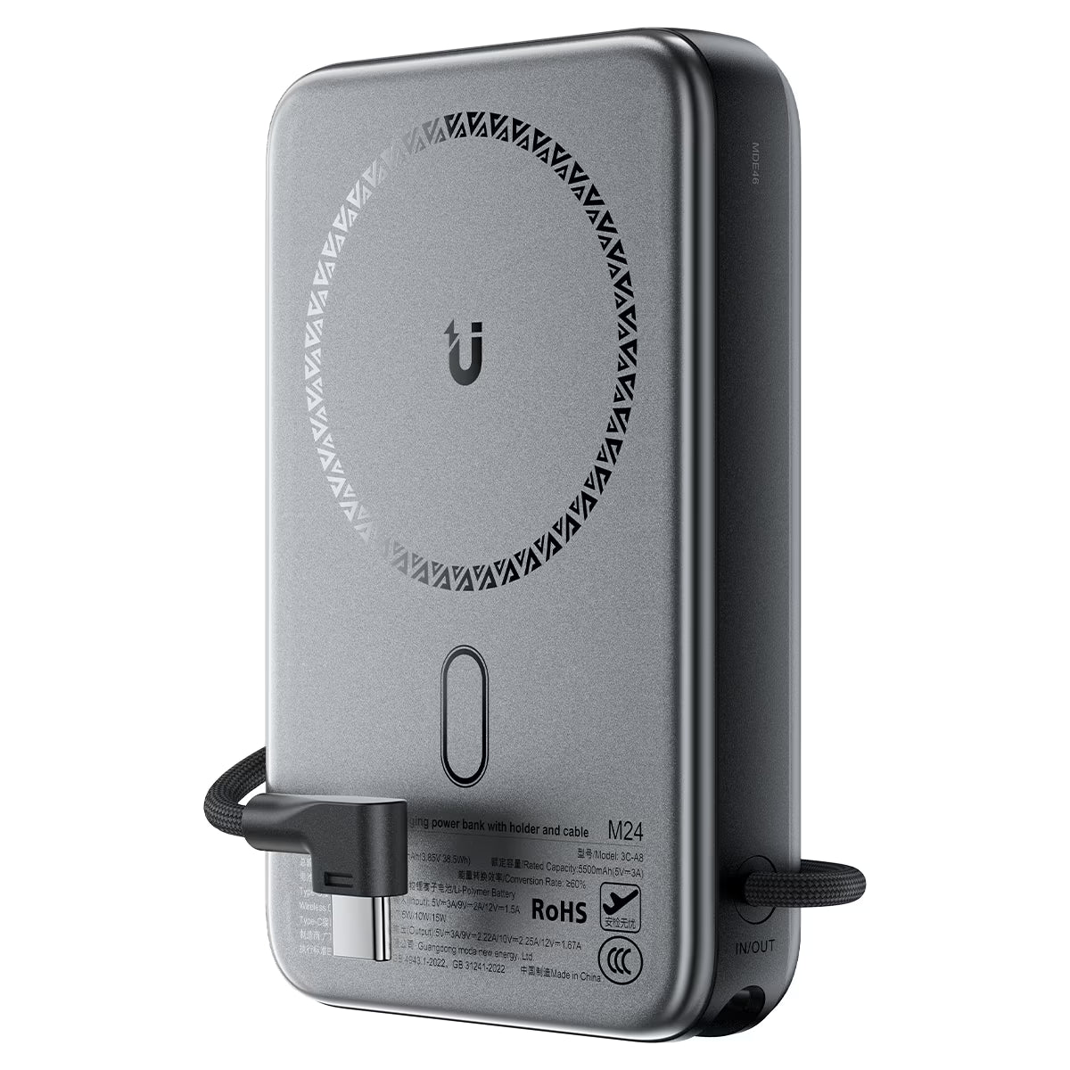 ACEFAST Magnetic Fast Wireless Charge Power Bank M24 22.5W 10000mAh