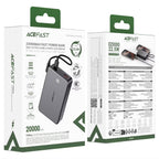 ACEFAST Fast Charge Power Bank M29 22.5W 20000mAh