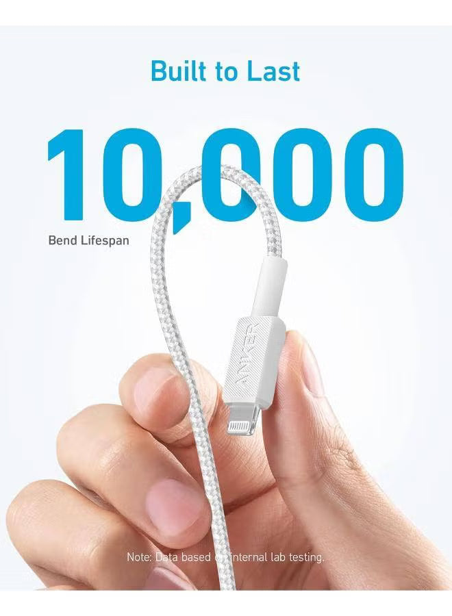 Anker Braided USB-C to Lightning Cable 0.9M A81A5