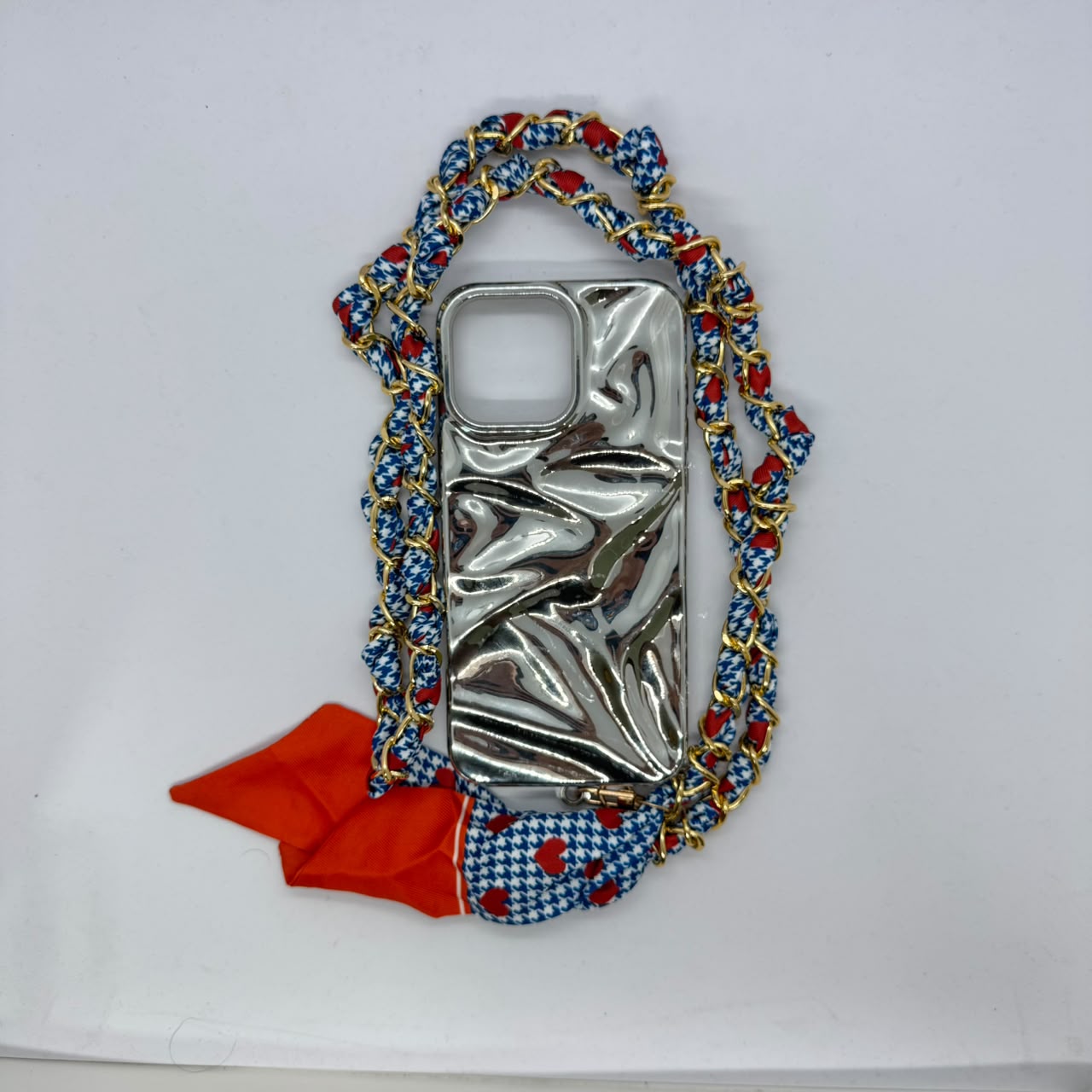Silk Wrapped Chain Strap
