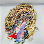 Silk Wrapped Chain Strap