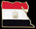3D Sticker mobile Egypt Flag Map Metal Sticker   Code:285