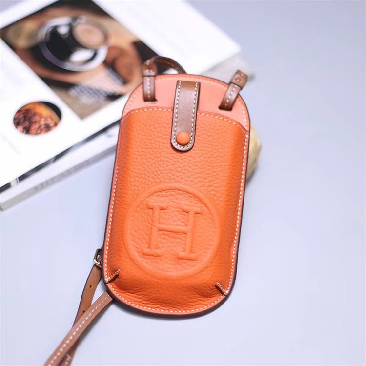 Crossbody Leather Phone Pouch