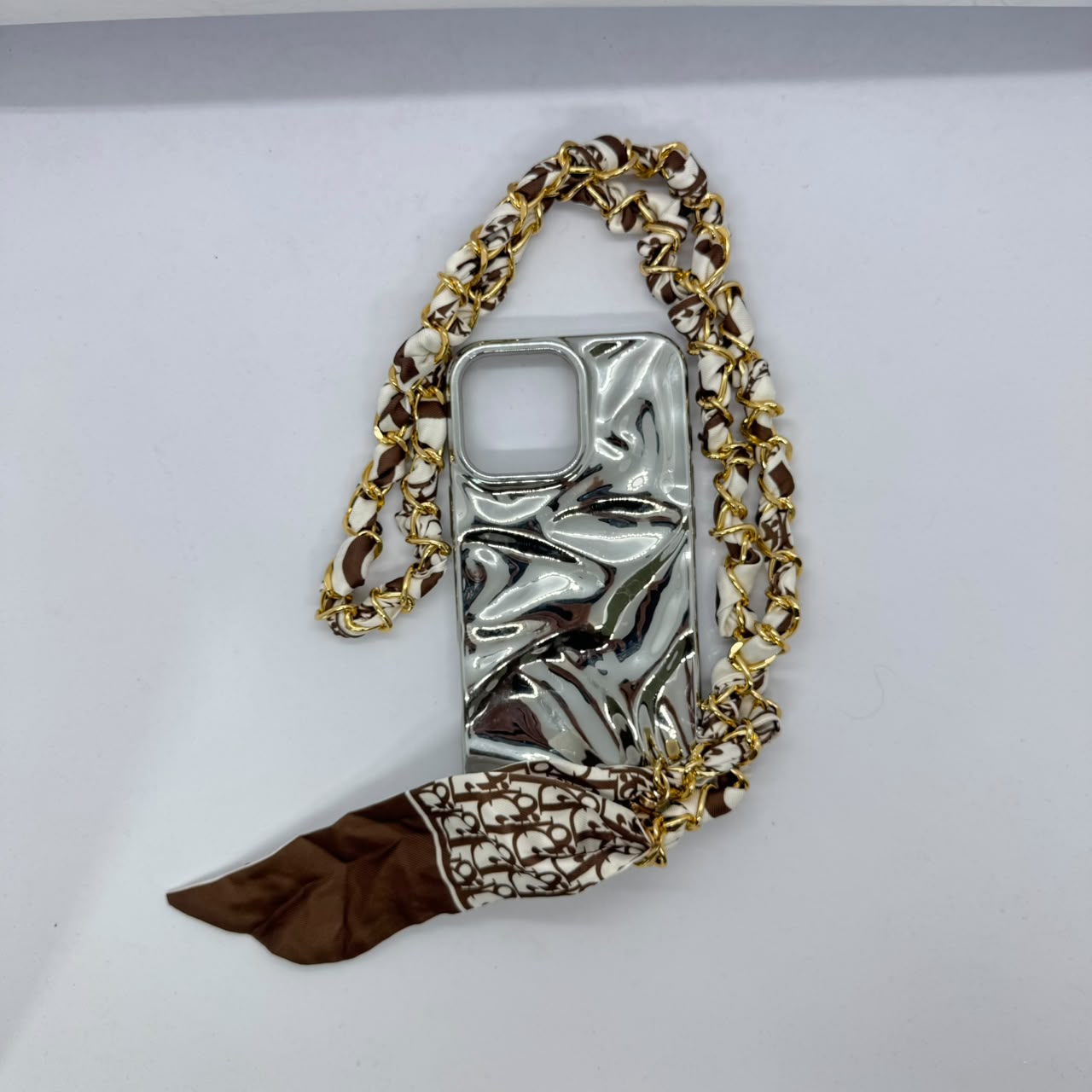 Silk Wrapped Chain Strap