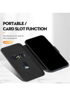 Leather Texture Flip Wallet Case Cover