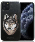 iphone luxury santa barbara leather savana series wolf